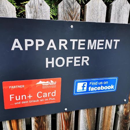 Appartement Hofer Niedernsill Exteriér fotografie